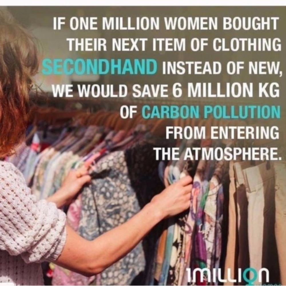 Buying on poshmark is  a sustainable option